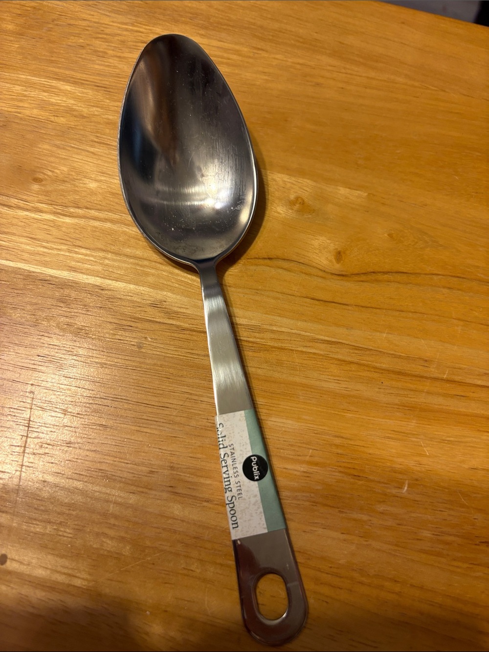 Stainless Steel Serving Spoon - Silver
